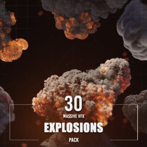 30 Massive VFX Explosions Pack<