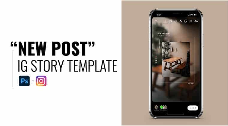New Post IG Story Template<