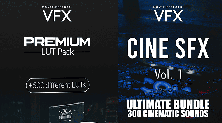 CINE SFX Vol. 1 & Premium LUTs Pack<