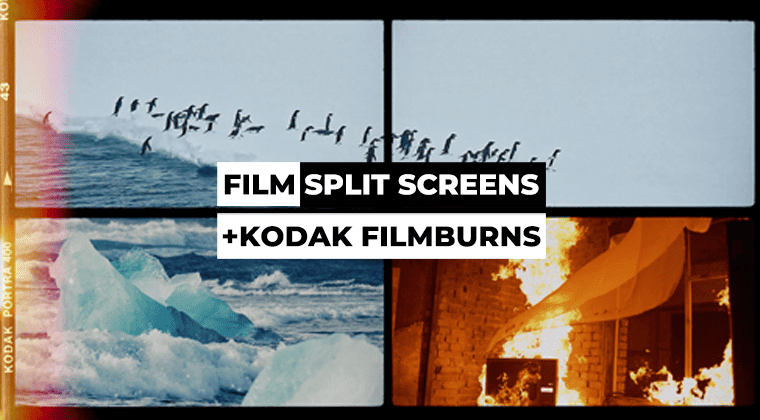 The Original Film Split Screens + Filmburns<