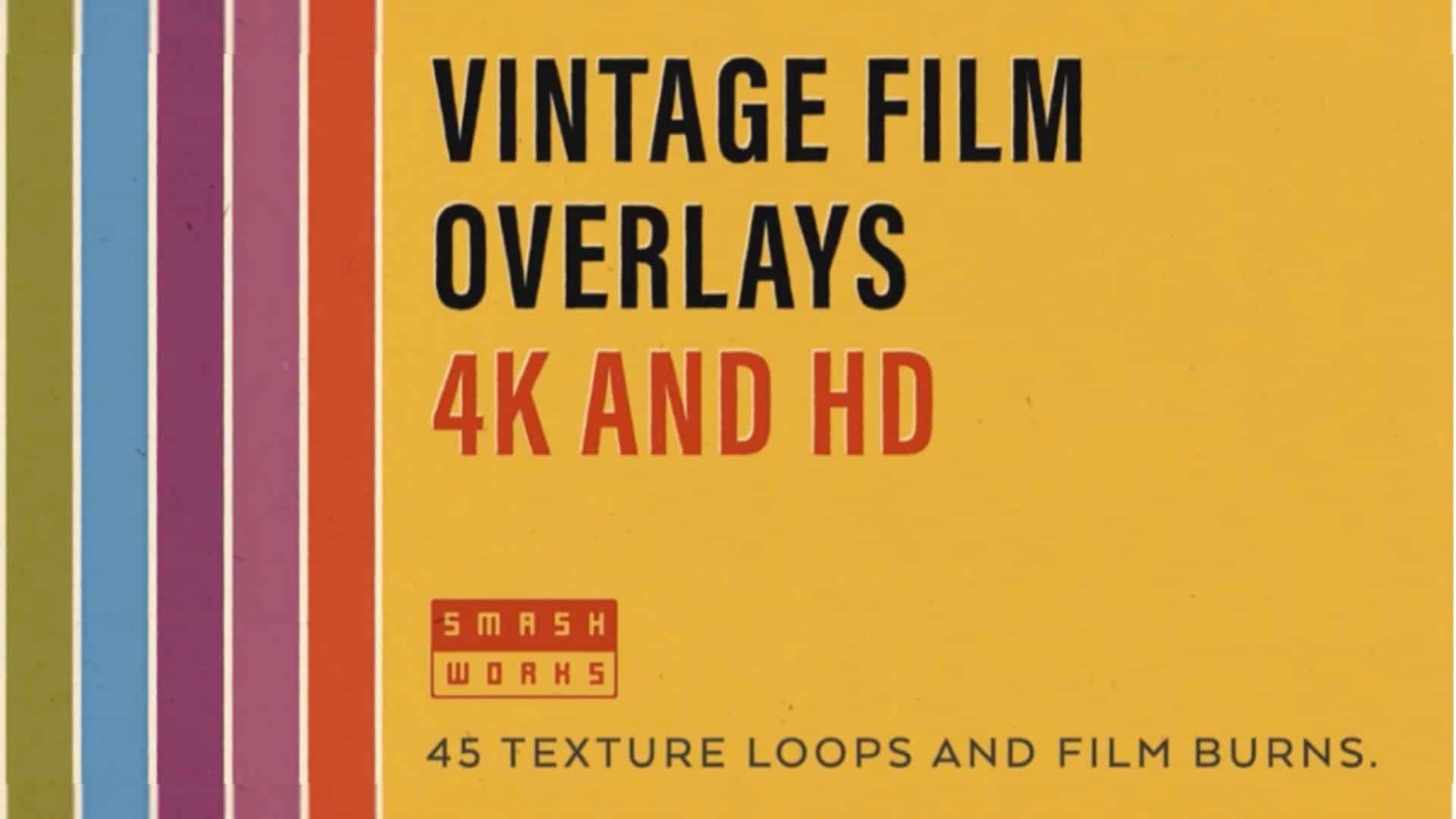 Vintage Film Overlays 4K & HD<